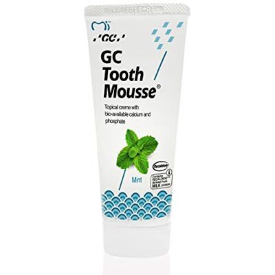 GC Tooth Mousse pasta do ochrony zębów miętowa, 1 opakowanie (1 x 40 g) GC Tooth Mousse pasta do ochrony zębów miętowa, 1 opakowanie (1 x 40 g)