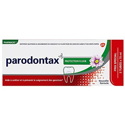 Parodontax Pasta do zębów neonowa ochrona wrażliwych zębów, usuwa płytkę nazębną i płytkę, 2 x 75 ml Parodontax Pasta do zębów neonowa ochrona wrażliwych zębów, usuwa płytkę nazębną i płytkę, 2 x 75 ml