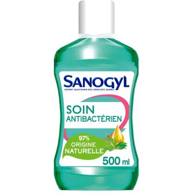 Sanogyl Antybakteryjny płyn do ust 500 ml Zestaw 4 szt Sanogyl Antybakteryjny płyn do ust 500 ml Zestaw 4 szt