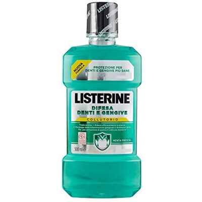 Listerine Płyn do płukania jamy ustnej difesa denti e gengive 500 ml Listerine Płyn do płukania jamy ustnej difesa denti e gengive 500 ml
