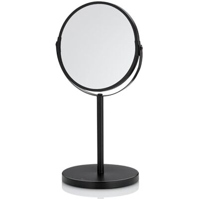 kela Lusterko na stojaku Elias, Ø 17 cm, metal, czarny, obrotowa powierzchnia odblaskowa, 1/3x powiększenie, 20674 kela Lusterko na stojaku Elias, Ø 17 cm, metal, czarny, obrotowa powierzchnia odblaskowa, 1/3x powiększenie, 20674