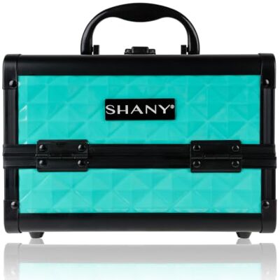 SH-M1001-TR SHANY Mini organizer na kosmetyki z lustrem, turkusowy, 1,2 kg SH-M1001-TR SHANY Mini organizer na kosmetyki z lustrem, turkusowy, 1,2 kg
