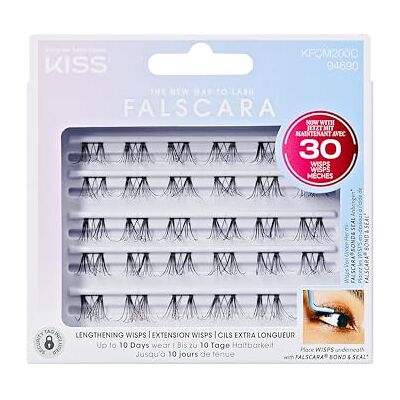 Kiss Falscara Natural Wispy KFCM200C – Rzęsy Bondingowe Kępki DIY – Zestaw Uzupełniający Refill 30 szt. – Długości S-M-L (10-14mm) Kiss Falscara Natural Wispy KFCM200C – Rzęsy Bondingowe Kępki DIY – Zestaw Uzupełniający Refill 30 szt. – Długości S-M-L (10-14mm)