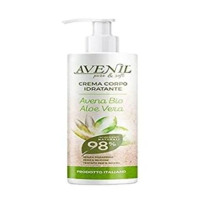 Pure Avenil Nawilżający krem do ciała owies Bio i aloes, 400 ml Pure Avenil Nawilżający krem do ciała owies Bio i aloes, 400 ml