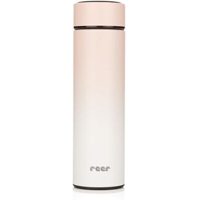 Reer ColourDesign butelka termoizolacyjna ze stali nierdzewnej, 450 ml, różowa Reer ColourDesign butelka termoizolacyjna ze stali nierdzewnej, 450 ml, różowa