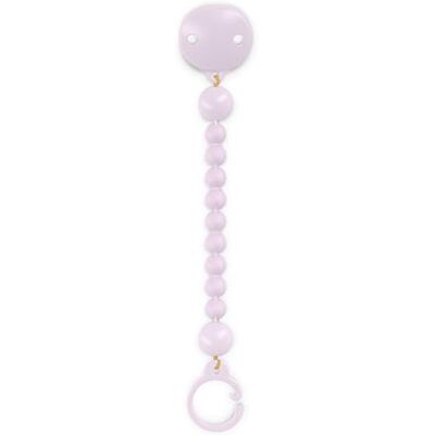Suavinex Klips do smoczka z silikonem w kolorze lawendy - Baby Clip Suavinex Klips do smoczka z silikonem w kolorze lawendy - Baby Clip