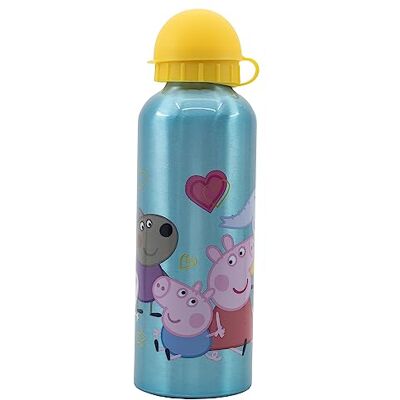 Stor Peppa Pig Aluminiowa butelka na wodę wielokrotnego użytku 530 ml Stor Peppa Pig Aluminiowa butelka na wodę wielokrotnego użytku 530 ml