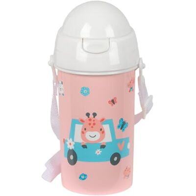 M899B 342492899 Safta PREESCOLAR JIRAFA Automatycznie otwierana butelka ze słomką, butelka na wodę, bez BPA, z torbą na ramię, wygodna i lekka, 500 ml, 7,3 x 19,5 cm, koral, M, Casual M899B 342492899 Safta PREESCOLAR JIRAFA Automatycznie otwierana butelka ze słomką, butelka na wodę, bez BPA, z torbą na ramię, wygodna i lekka, 500 ml, 7,3 x 19,5 cm, koral, M, Casual
