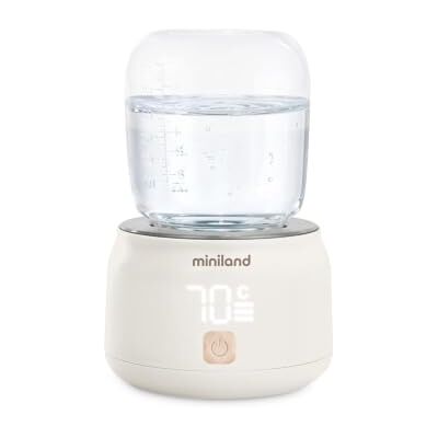 Miniland Warmy On the Go Plus przenośny podgrzewacz do butelek USB do wielokrotnego ładowania, podgrzewa wodę i mleko do 70°C, 5 temperatur, utrzymuje ciepło, idealny w podróży Miniland Warmy On the Go Plus przenośny podgrzewacz do butelek USB do wielokrotnego ładowania, podgrzewa wodę i mleko do 70°C, 5 temperatur, utrzymuje ciepło, idealny w podróży
