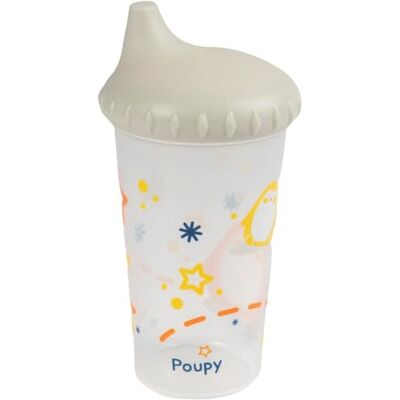 Poupy Butelka z grzybkiem z wylewką 300 ml Poupy Butelka z grzybkiem z wylewką 300 ml