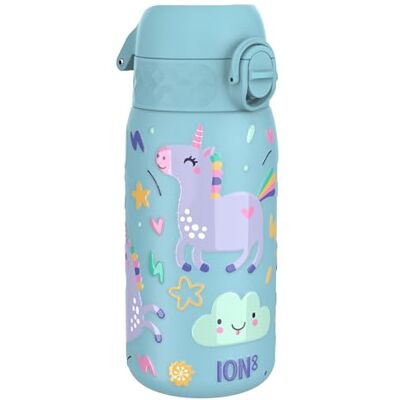 Ion8 Izolowana Stalowa Butelka na Wodę dla Dzieci, 320 ml/11 oz, Szczelna, Łatwa do Otwarcia, Bezpieczny Zamek, Można Myć w Zmywarce, Uchwyt do Przenoszenia, Higieniczne Pokrycie, Jednorożce Ion8 Izolowana Stalowa Butelka na Wodę dla Dzieci, 320 ml/11 oz, Szczelna, Łatwa do Otwarcia, Bezpieczny Zamek, Można Myć w Zmywarce, Uchwyt do Przenoszenia, Higieniczne Pokrycie, Jednorożce