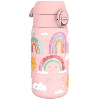 Ion8 Izolowana Stalowa Butelka na Wodę dla Dzieci, 320 ml/11 oz, Szczelna, Łatwa do Otwarcia, Bezpieczny Zamek, Można Myć w Zmywarce, Uchwyt do Przenoszenia, Higieniczne Pokrycie, Tęcze Ion8 Izolowana Stalowa Butelka na Wodę dla Dzieci, 320 ml/11 oz, Szczelna, Łatwa do Otwarcia, Bezpieczny Zamek, Można Myć w Zmywarce, Uchwyt do Przenoszenia, Higieniczne Pokrycie, Tęcze