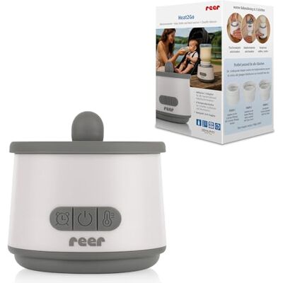 Reer Heat2Go ogrzewacz do jedzenia dla niemowląt, do zastosowań mobilnych, ogrzewacz do butelek, do relaksującego rozgrzewki w podróży, kompaktowy i przenośny, pierwsze wyposażenie dla niemowląt Reer Heat2Go ogrzewacz do jedzenia dla niemowląt, do zastosowań mobilnych, ogrzewacz do butelek, do relaksującego rozgrzewki w podróży, kompaktowy i przenośny, pierwsze wyposażenie dla niemowląt