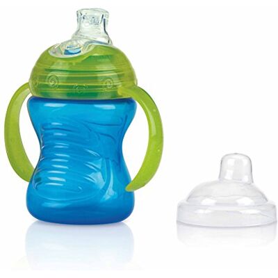 Nuby Nûby Swirl™ Kubek zapobiegający kapaniu 6 miesięcy niebieski Nuby Nûby Swirl™ Kubek zapobiegający kapaniu 6 miesięcy niebieski