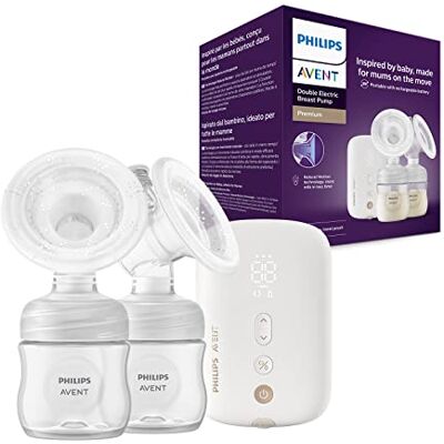 Philips Avent Podwójny elektryczny laktator przenośny. 5 woreczków do przechowywania mleka, 2 butelki dla niemowląt, bez BPA. Model SCF398/31 (wersja podwójna) Philips Avent Podwójny elektryczny laktator przenośny. 5 woreczków do przechowywania mleka, 2 butelki dla niemowląt, bez BPA. Model SCF398/31 (wersja podwójna)