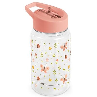 Miniland Kiddie Bottle Butterfly Butelka dla dzieci, z tritanu, 500 ml / 450 ml, ze słomką, wytrzymała i lekka, zdejmowana, możliwość personalizacji z podziałkami, bez BPA, nadaje się do mycia w Miniland Kiddie Bottle Butterfly Butelka dla dzieci, z tritanu, 500 ml / 450 ml, ze słomką, wytrzymała i lekka, zdejmowana, możliwość personalizacji z podziałkami, bez BPA, nadaje się do mycia w