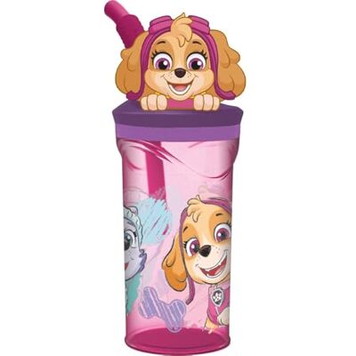 ALMACENESADAN , 4909; kubek 3D figurki z trzciną wielokrotnego użytku Paw patrol girl, pies patrol, skye; pojemność 360 ml; produkt wielokrotnego użytku; wolny od BPA. ALMACENESADAN , 4909; kubek 3D figurki z trzciną wielokrotnego użytku Paw patrol girl, pies patrol, skye; pojemność 360 ml; produkt wielokrotnego użytku; wolny od BPA.