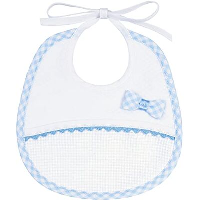 AM2234B FILET Uniseks Baby Śliniak, błękitny, rozmiar uniwersalny AM2234B FILET Uniseks Baby Śliniak, błękitny, rozmiar uniwersalny