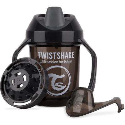 Twistshake Niekapki mały kubek niekapek dla niemowląt z miękkim ustnikiem i mikserem do owoców 230 ml Szczelny kubek do odstawiania dziecka od piersi Kubeczek niekapek bez BPA Czarny Twistshake Niekapki mały kubek niekapek dla niemowląt z miękkim ustnikiem i mikserem do owoców 230 ml Szczelny kubek do odstawiania dziecka od piersi Kubeczek niekapek bez BPA Czarny