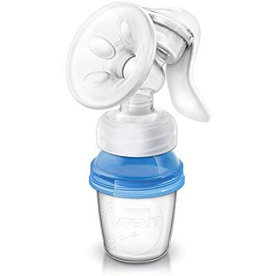 AVENT Philips SCF330/13 ręczny laktator z butelką, przezroczysty AVENT Philips SCF330/13 ręczny laktator z butelką, przezroczysty