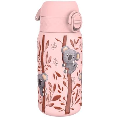 Ion8 Izolowana Stalowa Butelka na Wodę dla Dzieci, 320 ml/11 oz, Szczelna, Łatwa do Otwarcia, Bezpieczny Zamek, Można Myć w Zmywarce, Uchwyt do Przenoszenia, Higieniczne Pokrycie, Koale Ion8 Izolowana Stalowa Butelka na Wodę dla Dzieci, 320 ml/11 oz, Szczelna, Łatwa do Otwarcia, Bezpieczny Zamek, Można Myć w Zmywarce, Uchwyt do Przenoszenia, Higieniczne Pokrycie, Koale