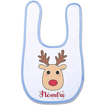 SUPERMOLON 02413 Śliniak dziecięcy z zapięciem na rzepy, błękitny, unisex SUPERMOLON 02413 Śliniak dziecięcy z zapięciem na rzepy, błękitny, unisex