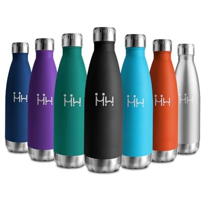 KollyKolla Butelka termiczna 500 ml, butelka na wodę wielokrotnego użytku ze stali nierdzewnej, bez BPA, izolowana podwójna ścianka, szczelna, butelka termiczna dla dzieci, do szkoły, biura, podróży, sportu, na KollyKolla Butelka termiczna 500 ml, butelka na wodę wielokrotnego użytku ze stali nierdzewnej, bez BPA, izolowana podwójna ścianka, szczelna, butelka termiczna dla dzieci, do szkoły, biura, podróży, sportu, na