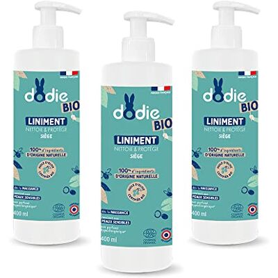 Dodie Zestaw 3 mazli organicznych 400 mL Dodie Zestaw 3 mazli organicznych 400 mL
