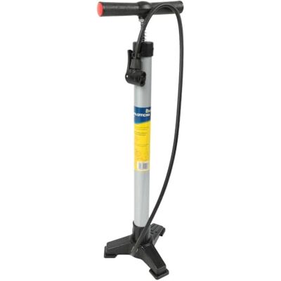 CFADDA - Warsztatowa pompa rowerowa - Ergonomiczny uchwyt - Srebrny - Warsztatowa pompa rowerowa CFADDA - Warsztatowa pompa rowerowa - Ergonomiczny uchwyt - Srebrny - Warsztatowa pompa rowerowa