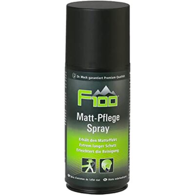 DR. WACK F100 matowy spray do pielęgnacji 250 ml I pielęgnacja premium dla zachowania efektu matowego rowerów i powierzchni I środek czyszczący do rowerów I wysokiej jakości pielęgnacja roweru – Made in Germany DR. WACK F100 matowy spray do pielęgnacji 250 ml I pielęgnacja premium dla zachowania efektu matowego rowerów i powierzchni I środek czyszczący do rowerów I wysokiej jakości pielęgnacja roweru – Made in Germany
