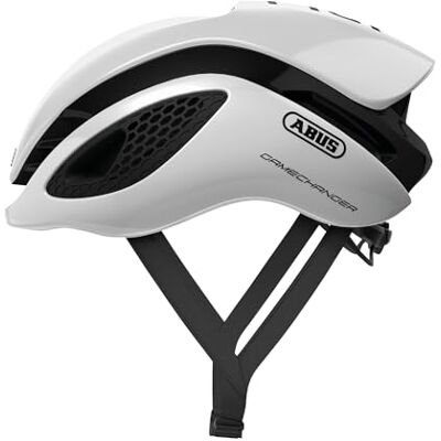 77601-4 ABUS Kask Rowerowy GameChanger, Biały, Rozmiar M Kask rowerowy z aerodynamicznymi paskami, system wentylacji, uchwyt na okulary, regulacja, otwór na warkocz 77601-4 ABUS Kask Rowerowy GameChanger, Biały, Rozmiar M Kask rowerowy z aerodynamicznymi paskami, system wentylacji, uchwyt na okulary, regulacja, otwór na warkocz