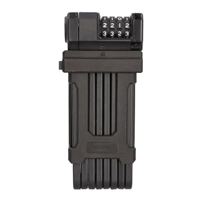 Fischer PROTEC FN110 składane zapięcie rowerowe, zamek szyfrowy z 4-krotnym wałkiem cyfrowym, do 10 000 kombinacji, 110 cm, czarne Fischer PROTEC FN110 składane zapięcie rowerowe, zamek szyfrowy z 4-krotnym wałkiem cyfrowym, do 10 000 kombinacji, 110 cm, czarne