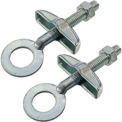 3701260867293 cyclingcolors Napinacz łańcucha rowerowego, M6 x 60 mm, opakowanie z 2 srebrnymi M6 3701260867293 cyclingcolors Napinacz łańcucha rowerowego, M6 x 60 mm, opakowanie z 2 srebrnymi M6