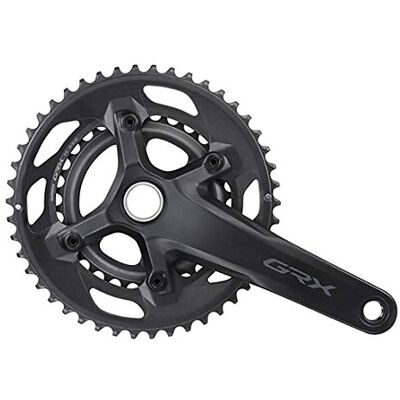 Shimano GRX Zestaw łańcuchów FC-RX600 GRX 46/30, podwójny, 10-biegowy, konstrukcja z 2 części, 175 mm Shimano GRX Zestaw łańcuchów FC-RX600 GRX 46/30, podwójny, 10-biegowy, konstrukcja z 2 części, 175 mm