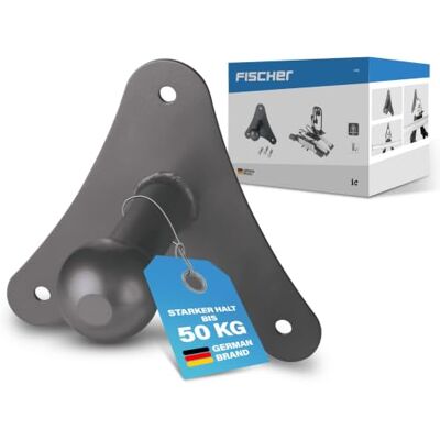 Fischer Uchwyt ścienny do bagażnika rowerowego, akcesoria rowerowe, obciążenie 50 kg Fischer Uchwyt ścienny do bagażnika rowerowego, akcesoria rowerowe, obciążenie 50 kg
