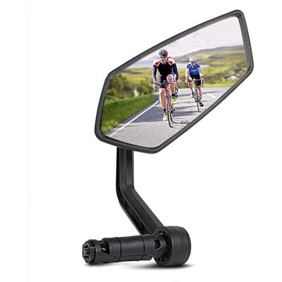 AiQInu Lusterko rowerowe, szkło HD, odblaskowe lusterko rowerowe na kierownicę 15-20 mm, obracane o 360° lusterko wsteczne do roweru, roweru górskiego, wyścigowego (po prawej) AiQInu Lusterko rowerowe, szkło HD, odblaskowe lusterko rowerowe na kierownicę 15-20 mm, obracane o 360° lusterko wsteczne do roweru, roweru górskiego, wyścigowego (po prawej)