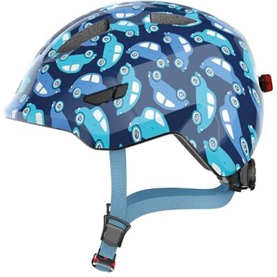 67297 ABUS Smiley 3.0 kask dziecięcy z oświetleniem LED, głębokie dopasowanie i miejsce na warkocz, dla dziewcząt i chłopców 67297 ABUS Smiley 3.0 kask dziecięcy z oświetleniem LED, głębokie dopasowanie i miejsce na warkocz, dla dziewcząt i chłopców