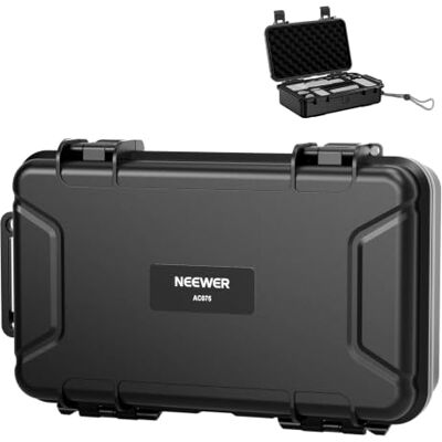 NEEWER AC075 twarde etui kompatybilne z DJI Osmo Pocket 4 / Xtra Muse IP67 Wodoodporna, pyłoszczelna, odporna na wstrząsy przenośna walizka podróżna ABS z 18 przegródkami na akcesoria Combo NEEWER AC075 twarde etui kompatybilne z DJI Osmo Pocket 4 / Xtra Muse IP67 Wodoodporna, pyłoszczelna, odporna na wstrząsy przenośna walizka podróżna ABS z 18 przegródkami na akcesoria Combo