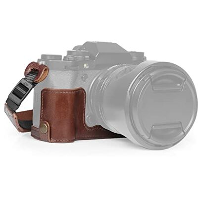 MegaGear Ever Ready torba na półaparat z prawdziwej skóry, kompatybilna z Fujifilm X-T5 MegaGear Ever Ready torba na półaparat z prawdziwej skóry, kompatybilna z Fujifilm X-T5