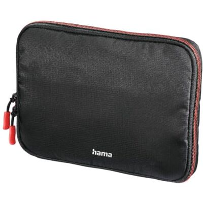 00139874 Hama Organizer na akcesoria fotograficzne i elektroniczne Fancy M (dwukierunkowy zamek, polytex, rozmiar 22 x 3,5 x 16 cm, uchwyty na kable, kieszenie z siatki) czarny 00139874 Hama Organizer na akcesoria fotograficzne i elektroniczne Fancy M (dwukierunkowy zamek, polytex, rozmiar 22 x 3,5 x 16 cm, uchwyty na kable, kieszenie z siatki) czarny