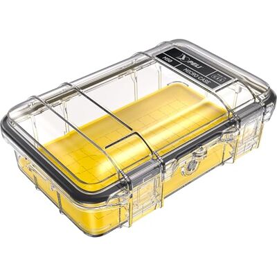 PELI M50 Micro Case Kompaktowe etui ochronne na cenny sprzet i narzedzia; Wodoodporne, pyloszczelne i odporne na zgniatanie; Pojemnosc 1 litr; Kolor: Zólty/Przezroczysty PELI M50 Micro Case Kompaktowe etui ochronne na cenny sprzet i narzedzia; Wodoodporne, pyloszczelne i odporne na zgniatanie; Pojemnosc 1 litr; Kolor: Zólty/Przezroczysty