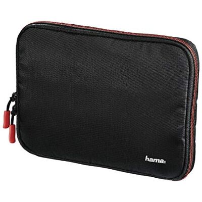 00139874 Hama Organizer na akcesoria fotograficzne i elektroniczne Fancy M (dwukierunkowy zamek, polytex, rozmiar 22 x 3,5 x 16 cm, uchwyty na kable, kieszenie z siatki) czarny 00139874 Hama Organizer na akcesoria fotograficzne i elektroniczne Fancy M (dwukierunkowy zamek, polytex, rozmiar 22 x 3,5 x 16 cm, uchwyty na kable, kieszenie z siatki) czarny