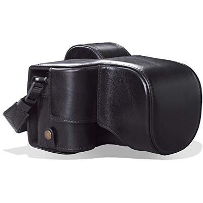 MegaGear MG1959 Ever Ready prawdziwa skóra etui na aparat kompatybilny z Fujifilm X-S10 czarny MegaGear MG1959 Ever Ready prawdziwa skóra etui na aparat kompatybilny z Fujifilm X-S10 czarny
