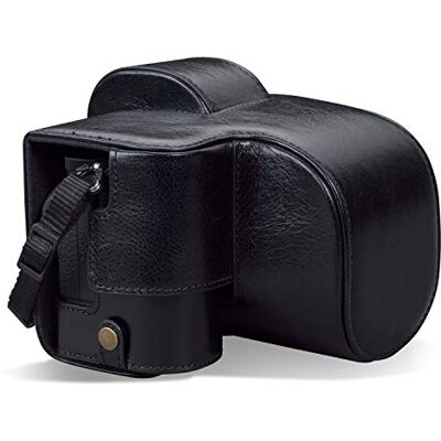 MegaGear MG1942 Ever Ready prawdziwa skóra etui na aparat kompatybilny z Nikon Z5 czarny MegaGear MG1942 Ever Ready prawdziwa skóra etui na aparat kompatybilny z Nikon Z5 czarny