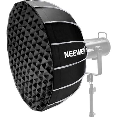NEEWER 65 cm Softbox paraboliczny sześciokąt, szybka instalacja/składany parasol z mocowaniem Bowens, metalowe naczynie kosmetyczne, dyfuzory, siatka/torba do CB200B CB60 MS60B MS60C kompatybilny z NEEWER 65 cm Softbox paraboliczny sześciokąt, szybka instalacja/składany parasol z mocowaniem Bowens, metalowe naczynie kosmetyczne, dyfuzory, siatka/torba do CB200B CB60 MS60B MS60C kompatybilny z