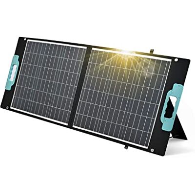 enjoy solar 100 W 12 V Gaia torba solarna, składany moduł solarny, zewnętrzny panel słoneczny z 3 portami USB do ładowania telefonów komórkowych i tabletów, idealna do kamperów, łodzi, na kemping i w sytuacjach awaryjnych enjoy solar 100 W 12 V Gaia torba solarna, składany moduł solarny, zewnętrzny panel słoneczny z 3 portami USB do ładowania telefonów komórkowych i tabletów, idealna do kamperów, łodzi, na kemping i w sytuacjach awaryjnych