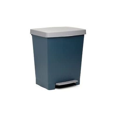Tatay Cubik 23L Kosz na Śmieci - Pedał, Niebieski, Ergonomiczny Design Tatay Cubik 23L Kosz na Śmieci - Pedał, Niebieski, Ergonomiczny Design