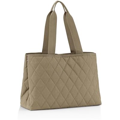 DK5046 reisenthel Classic Shopper L Rhombus Olive, oliwkowy, Talla única, zwykły DK5046 reisenthel Classic Shopper L Rhombus Olive, oliwkowy, Talla única, zwykły