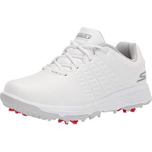 123001 Skechers Women's Go Jasmine Spiked Waterproof Golf Shoe, White, 11 123001 Skechers Women's Go Jasmine Spiked Waterproof Golf Shoe, White, 11