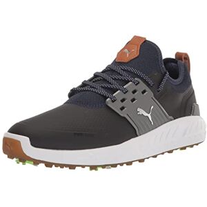376234 PUMA Men's Ignite Articulate Wide Golf Shoe, Peacoat Silver-Quiet Shade, 10 376234 PUMA Men's Ignite Articulate Wide Golf Shoe, Peacoat Silver-Quiet Shade, 10
